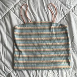 American Eagle Blue Crop Top